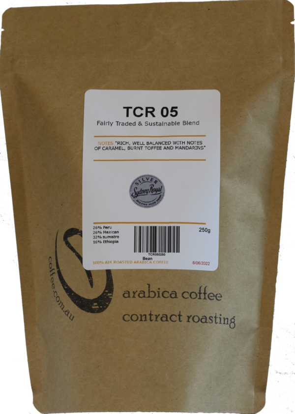 TCR05 – ORGANIC Fairly Traded Sustainable Blend