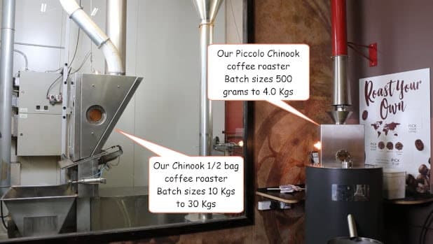 QR code access roasters